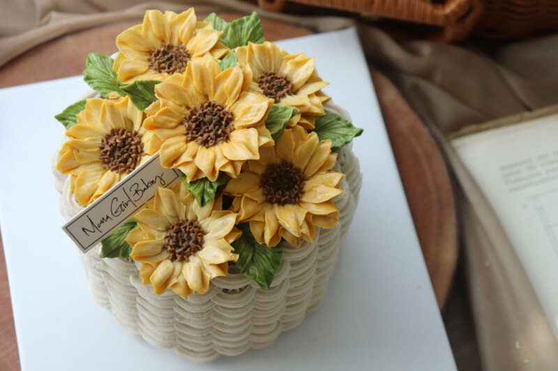 Sunflower Basket 1